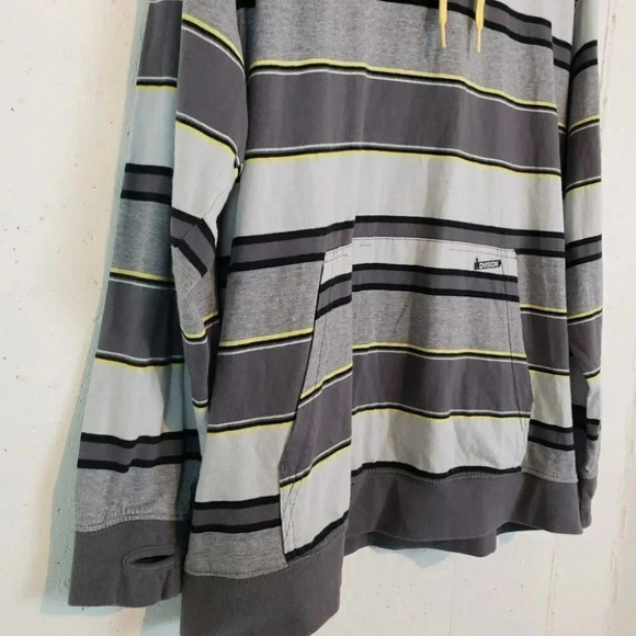 Dvision XL gray/white/blk/yellow skater hoodie‎ - Picture 4 of 5